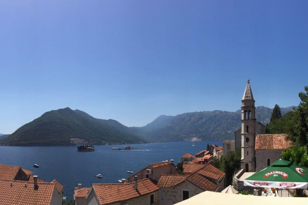 Bella Vista Zmukic Apartment Perast Exterior foto